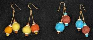 felt earrings