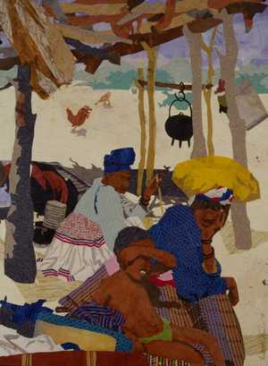 in the shade: 22 x 30